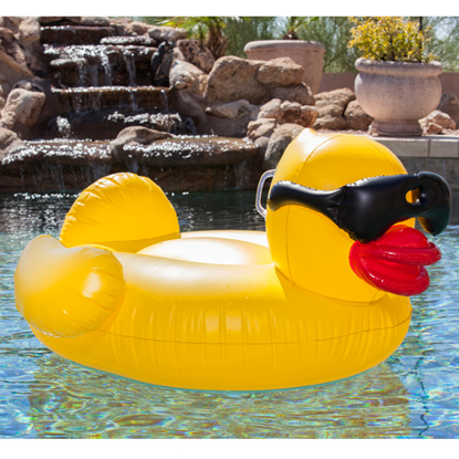 Inflatable - Large Riding Derby Duck