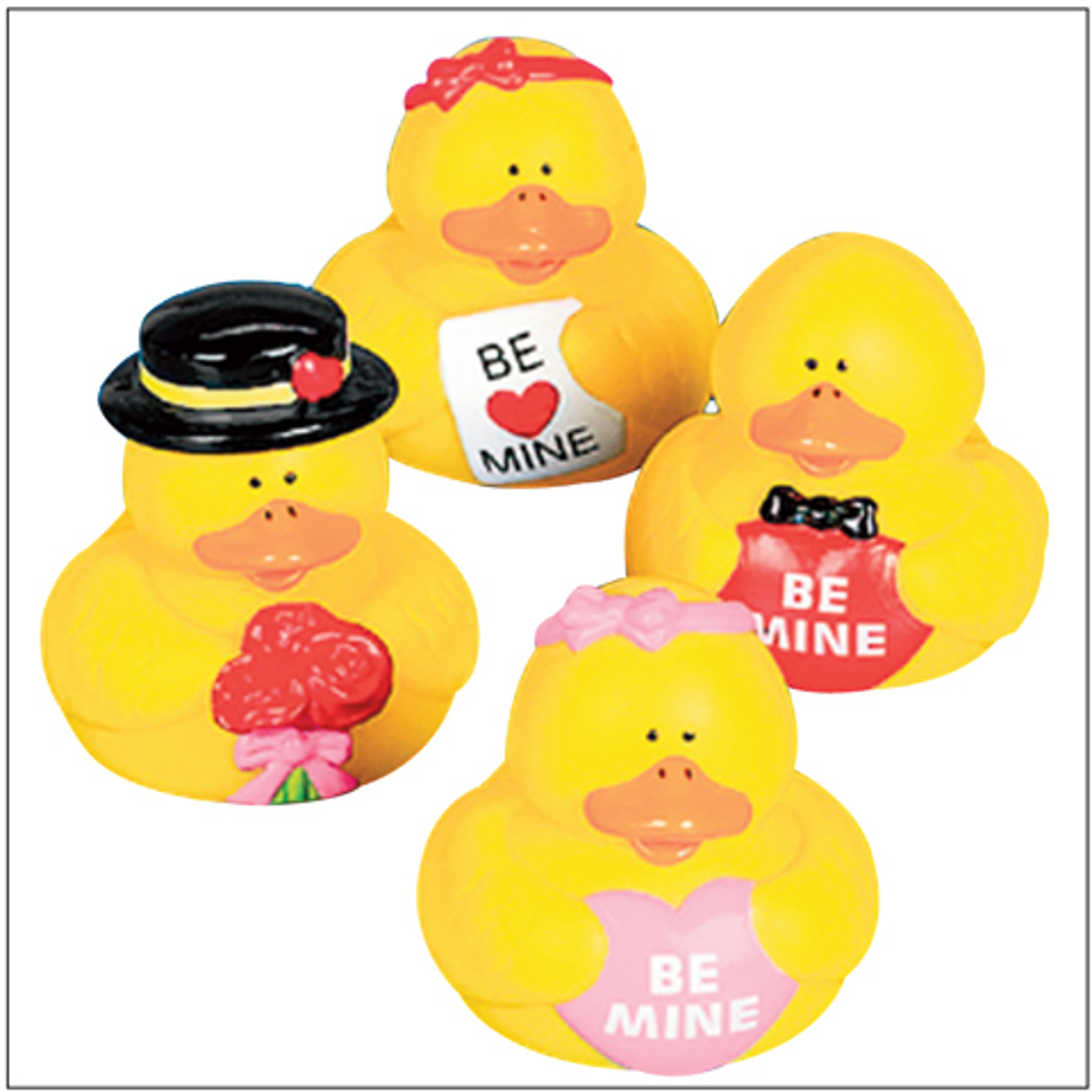 Holiday Ducks - Valentine Squirtees 12 Assorted