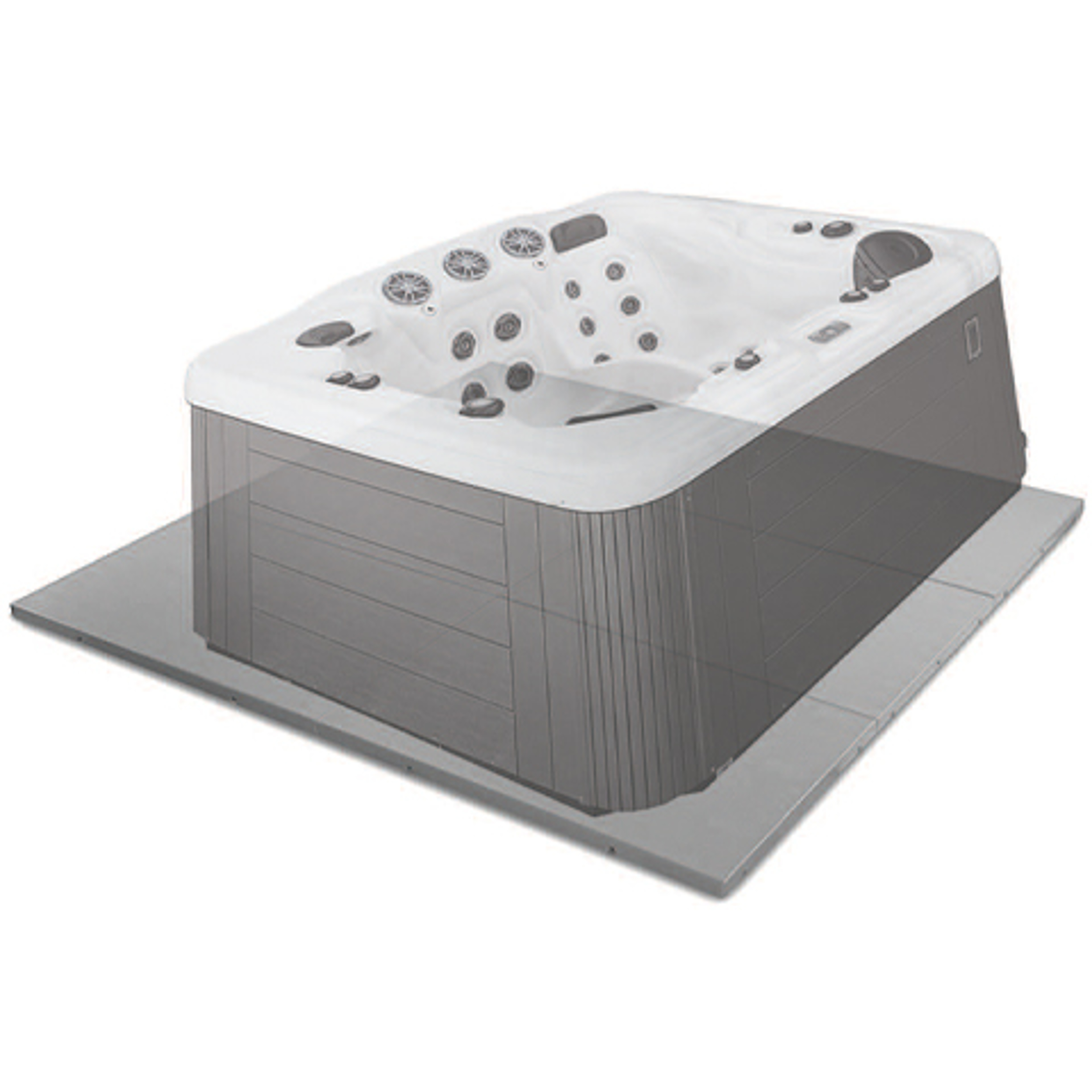 Picture of Handi-Spa Pad 2 GRAY Instant Deck (3/pk)