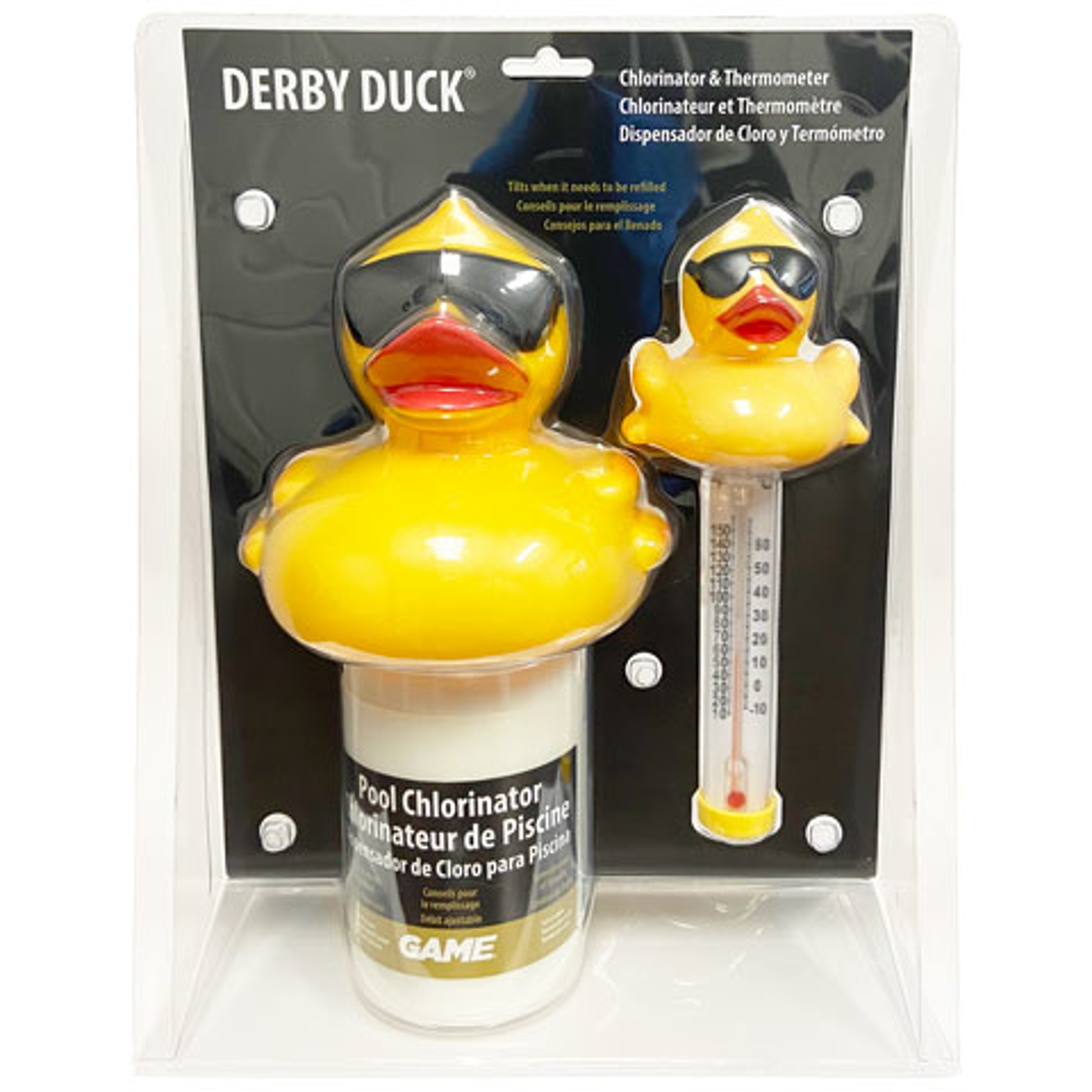 Picture of Duck Mid-Size Chlorinator & Duck Thermometer Combo